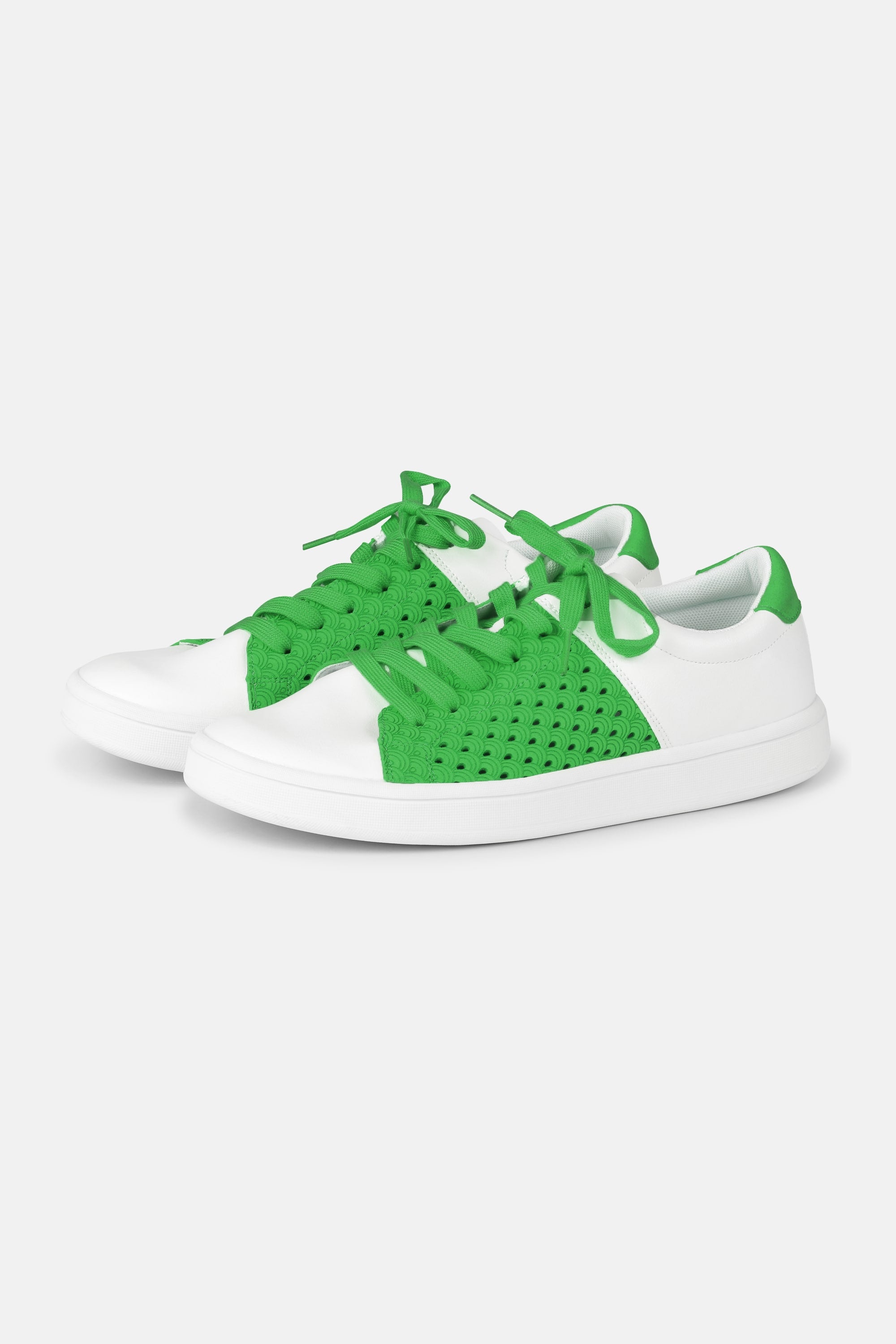City Sneaker - White Fern Green
